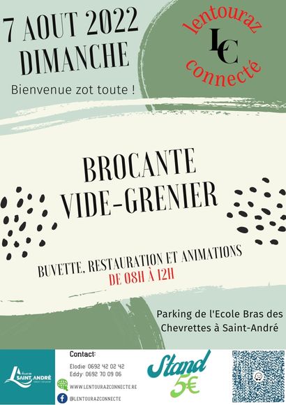 Brocante - Vide Grenier - 2ème Edition - association LENTOURAZ CONNECTE
